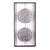 WAND DEKORATION "PURE LEAVES" | Metall, antik-silber, 61 cm | Wandbild - DESIGN DELIGHTS