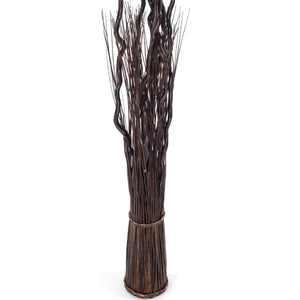 WEIDENBÜNDEL "NOVA" | 180x27 cm (HxB), Weidenholz | Paravent | Farbe: braun - DESIGN DELIGHTS