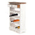 WEINREGAL CORTEZ | 85x55cm(HxB) Flaschenregal aus Holz mit Schublade | Farbe: 06 weiß-landhaus - DESIGN DELIGHTS