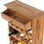 WEINREGAL CORTEZ | 85x55cm(HxB) Flaschenregal aus Holz mit Schublade | Farbe: 08 honigfarben gewachst - DESIGN DELIGHTS