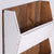 ZEITUNGSREGAL "NEWS 60" | Mahagoni, 60x38x11cm (HxBxT) | Wandregal | Farbe: 06 weiß-landhaus - DESIGN DELIGHTS